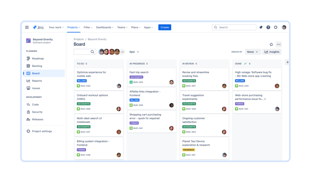 Платформа Jira для управления задачами и бизнес-процессами