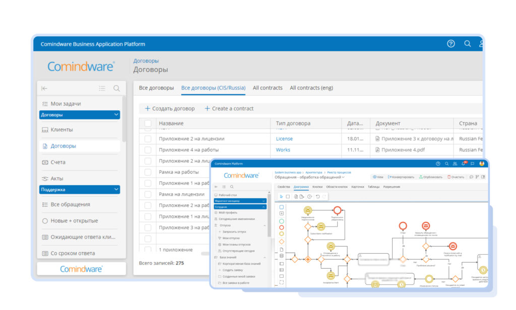Low-code BPM-платформа Comindware для автоматизации бизнес-процессов и управления задачами